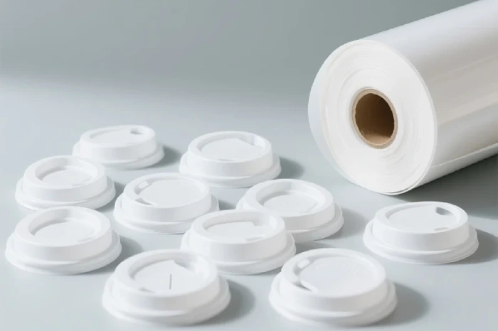 PP sheet for thermoforming cup lids